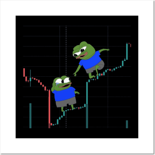 Frog Nation Pepe Crypto Meme Coin Posters and Art